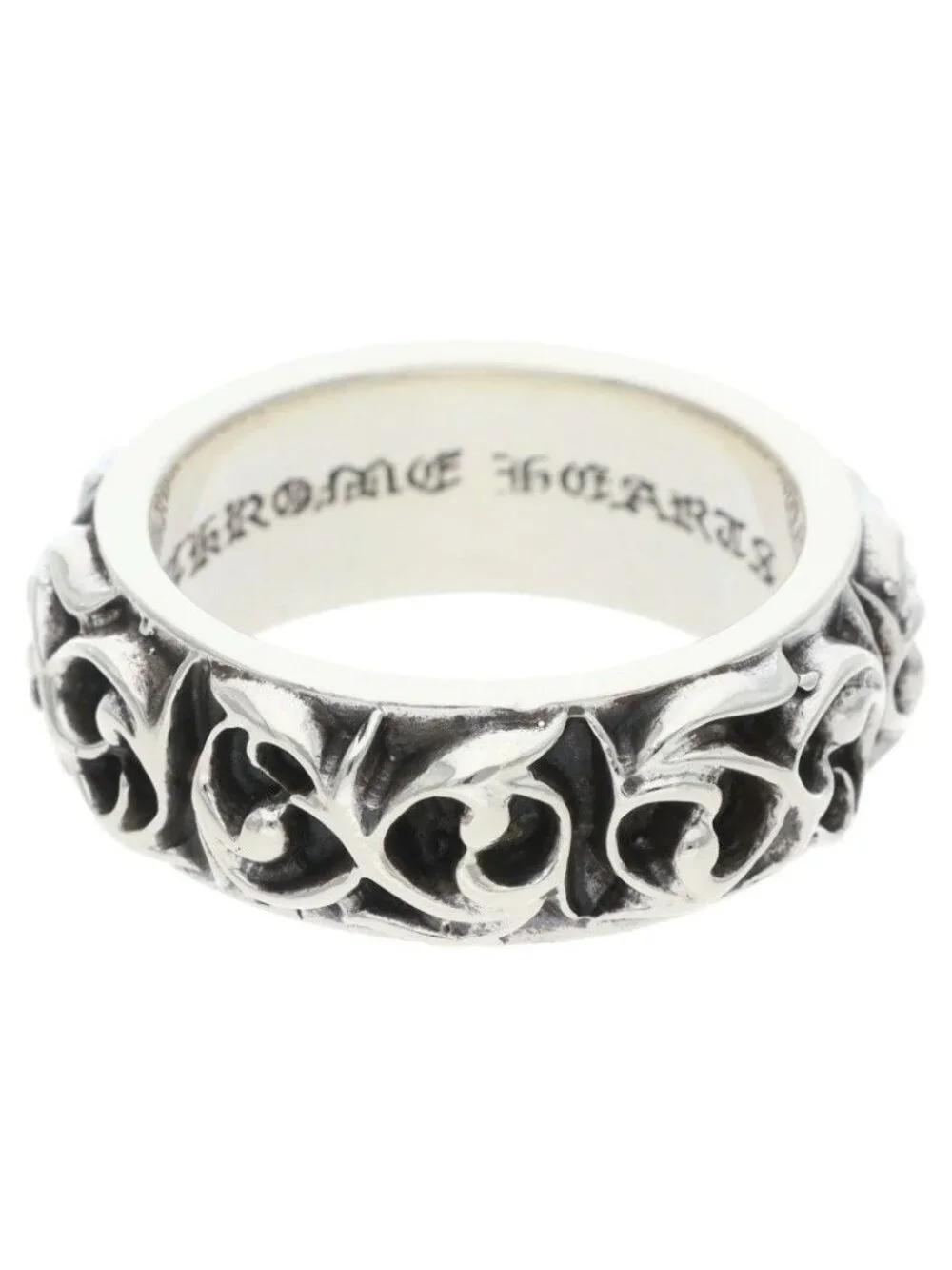 Chrome Hearts Etrnity Vine Band Eternity Silver Ring